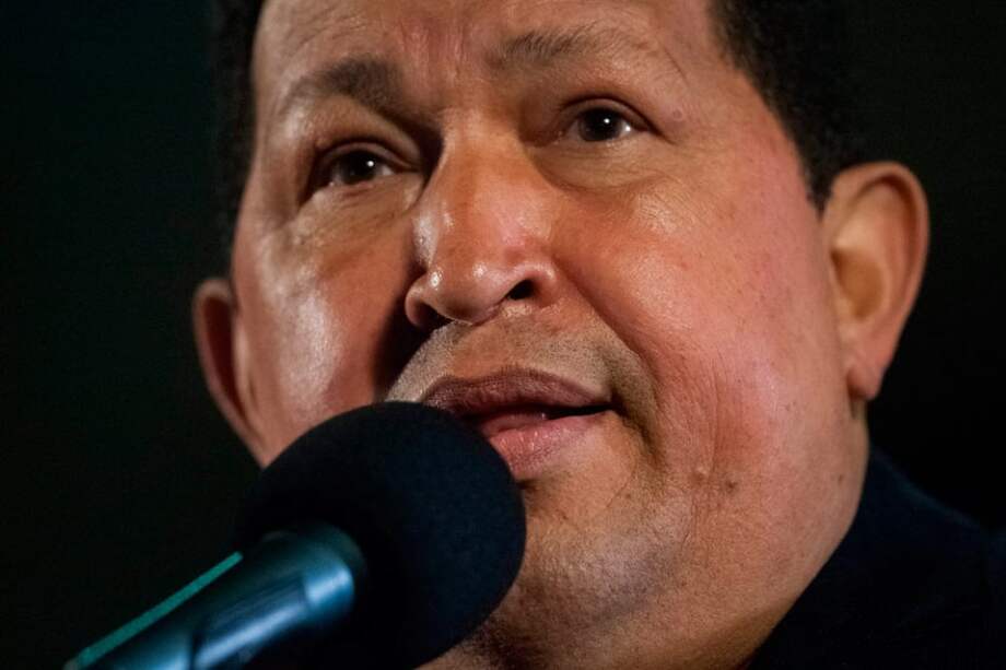 Hugo Chávez hizo el anuncio durante un acto en el Teatro Teresa Carreño de Carácas. Foto EFE