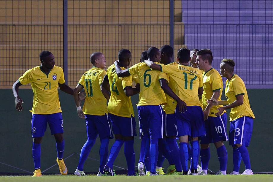 Brasil venció 2-1 a Chile. Foto: AFP