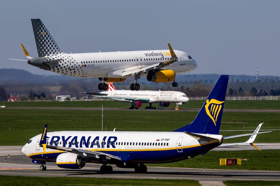 Un avión Boeing 737 de Ryanair como el del accidente.