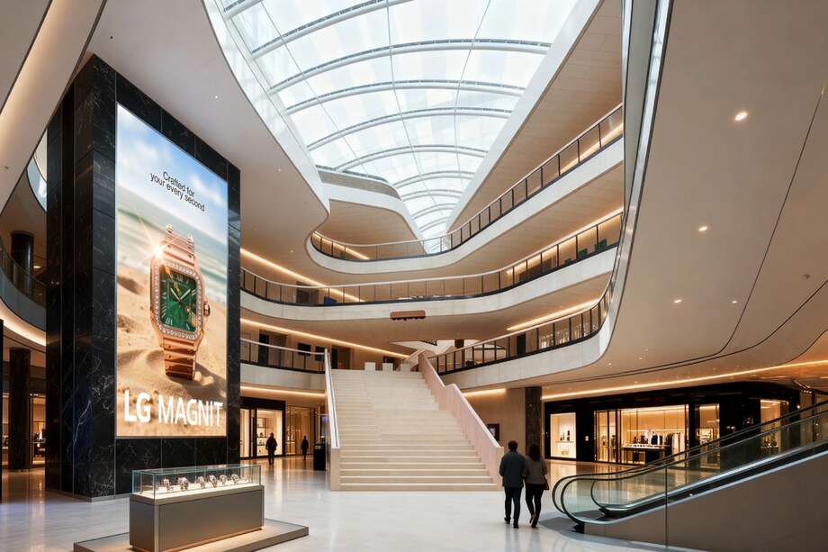 La pantalla LG MAGNIT Micro LED apunta a aplicaciones con alta estabilidad, contraste y escalabilidad modular.