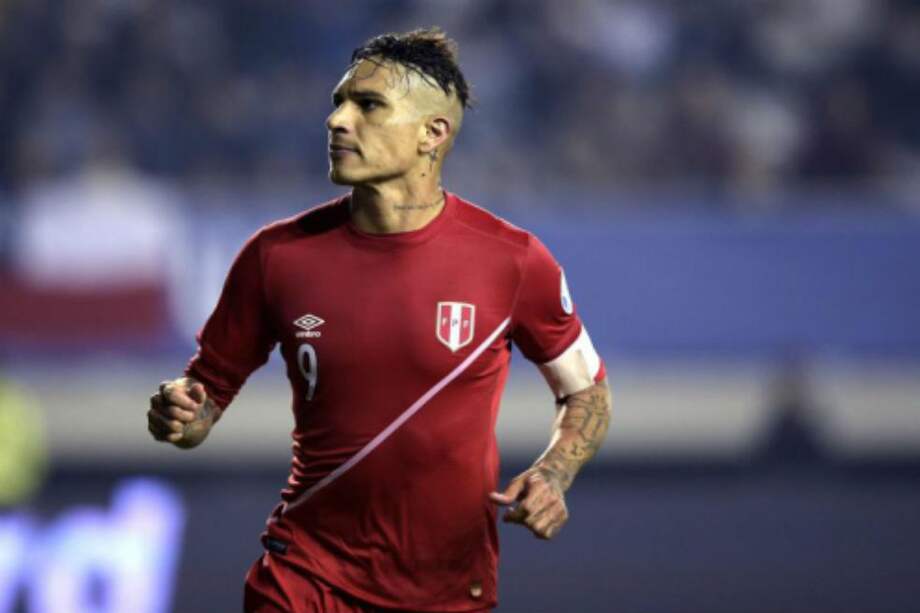 Paolo Guerrero, delantero del seleccionado peruano. / AFP