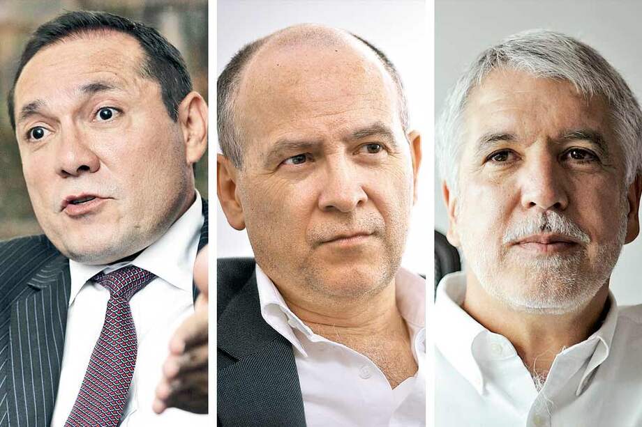 Antonio Sanguino, Carlos Vicente de Roux y Enrique Peñalosa ./Archivo