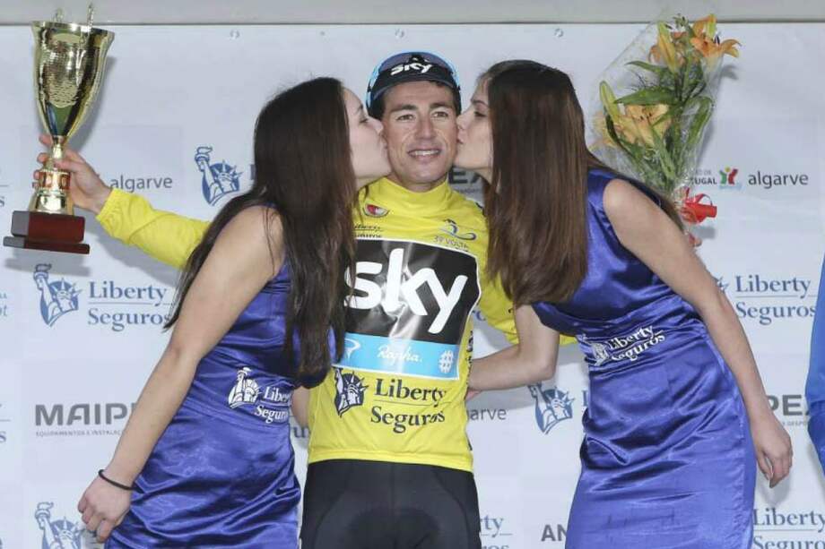 Sergio Luis Henao, pedalista colombiano del equipo SKY. Foto: AFP