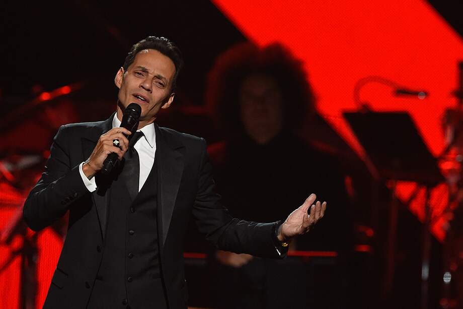 Marc Anthony saltó a la fama en 1992 de la mano del timbalero Tito Puente. / AFP