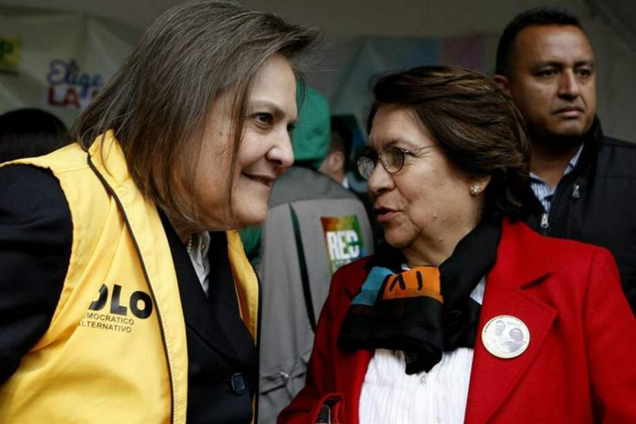 Aída Avella, la única asistente al debate de los candidatos a la vicepresidencia