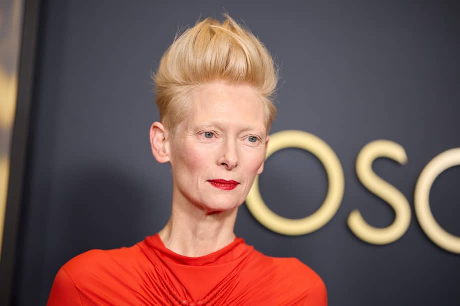 -FOTODELDIA- Los Angeles (Estados Unidos), 18/11/2024.- La actriz Tilda Swinton asiste a los Premios Governors Awards organizada por Academia de las Artes y las Ciencias Cinematográficas en el Ray Dolby Ballroom de Los Angeles, California, Estados Unidos. EFE/ Allison Dinner
