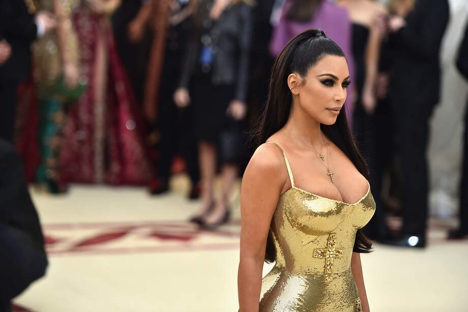 Kim Kardashian en la Gala del Met 2018. / AFP