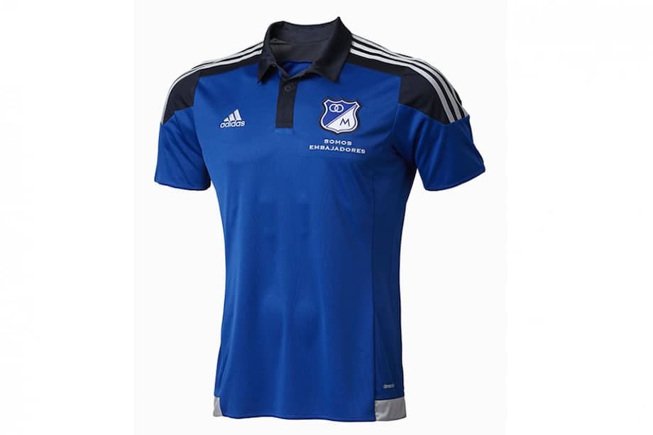 Camiseta de Millonarios para la temporada 2015.