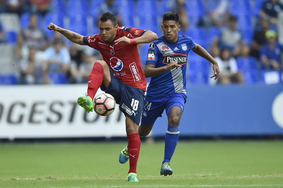 Independiente Medellín perdió 1-0 frente a Emelec. / AFP