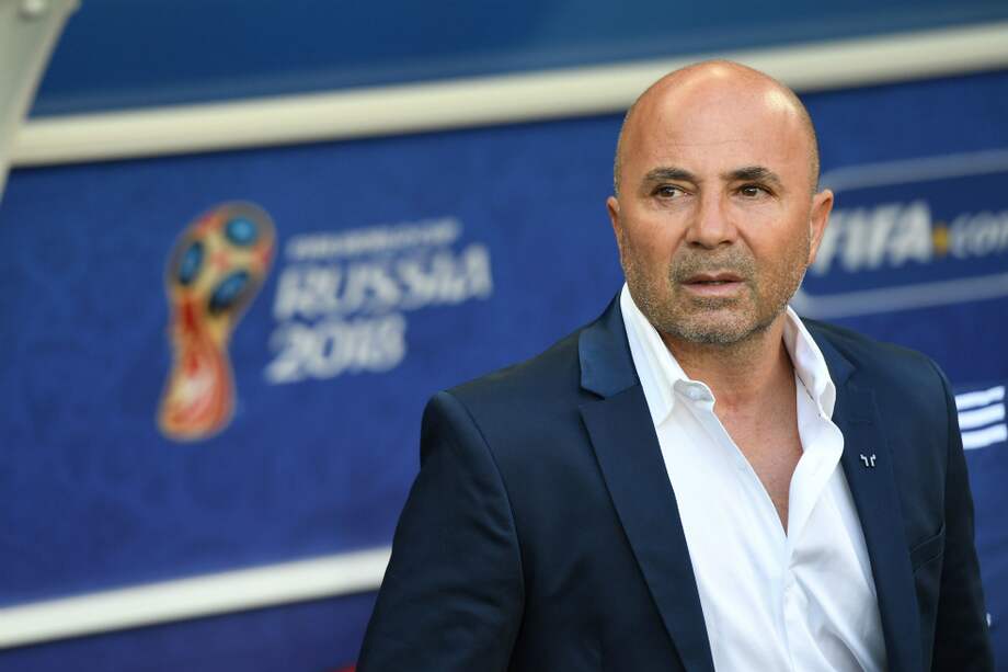 Jorge Sampaoli, exentrenador de la selección de Argentina. / AFP