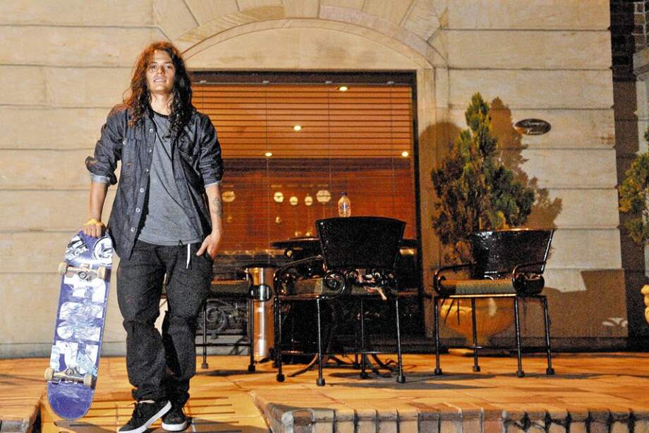 David González durante su visitá a Bogotá, invitado por el IDRD y la marca Volcom. / Gustavo Torrijos