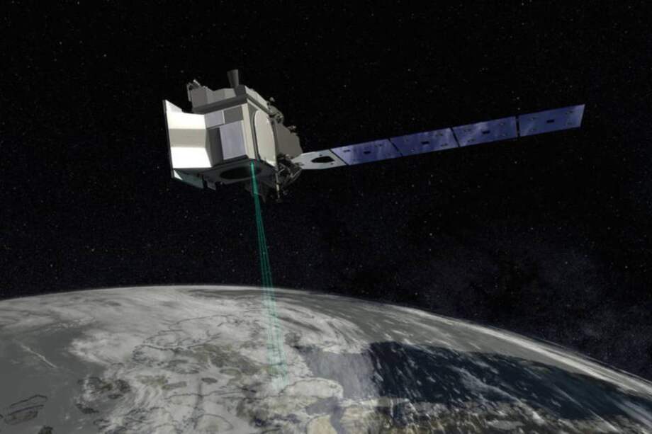 Modelo de cómo funcionará el ICESat 2. / NASA