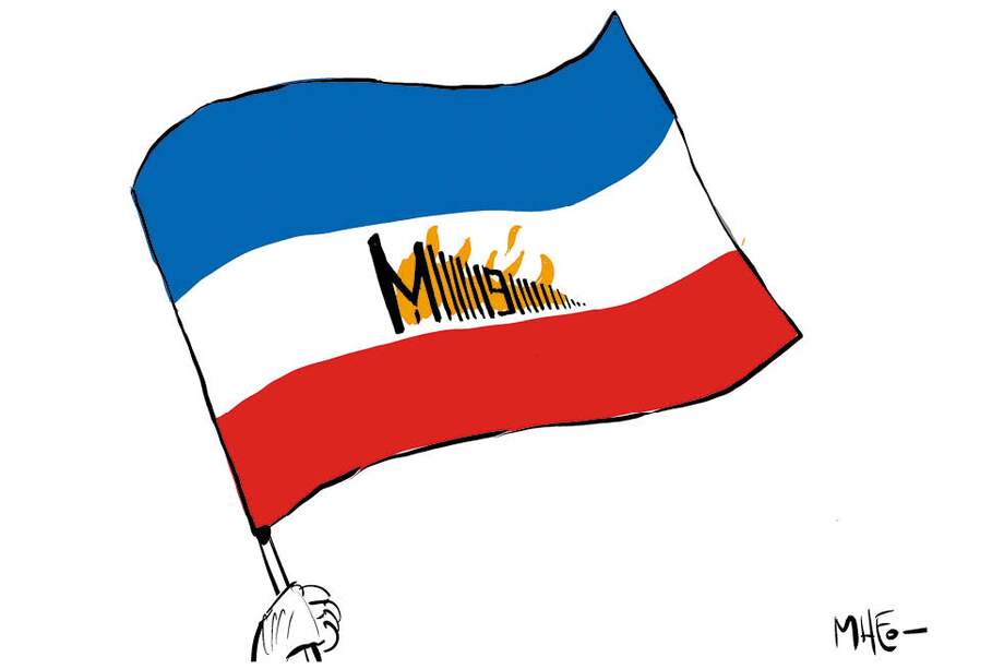 Bandera divisiva.