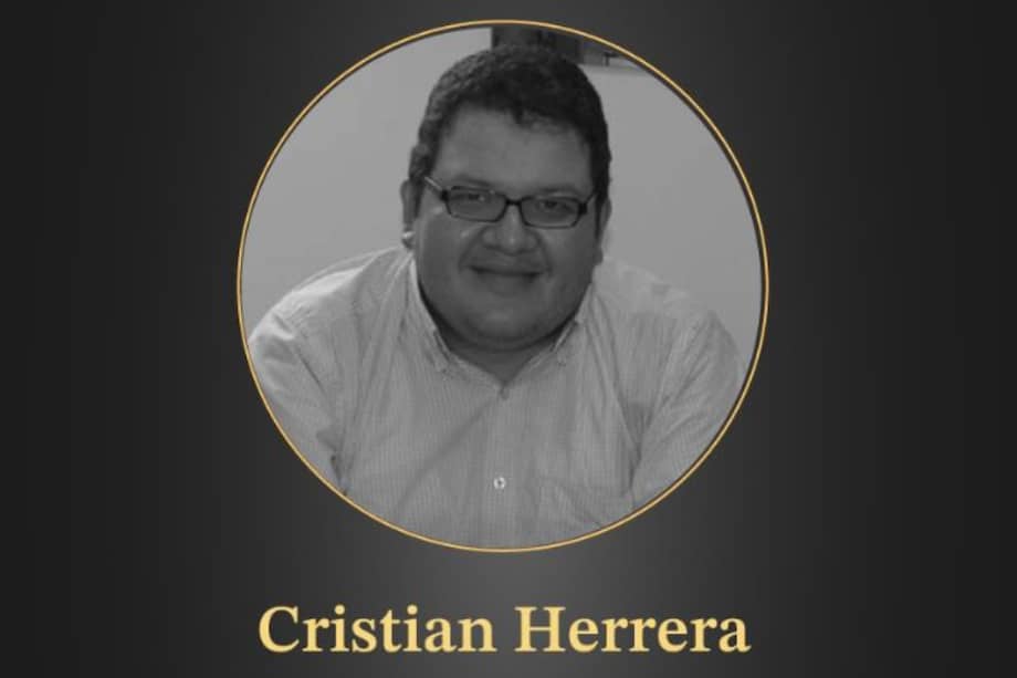 Durante años, Cristian Herrera recibió amenazas relacionadas con el trabajo periodístico que adelantaba.