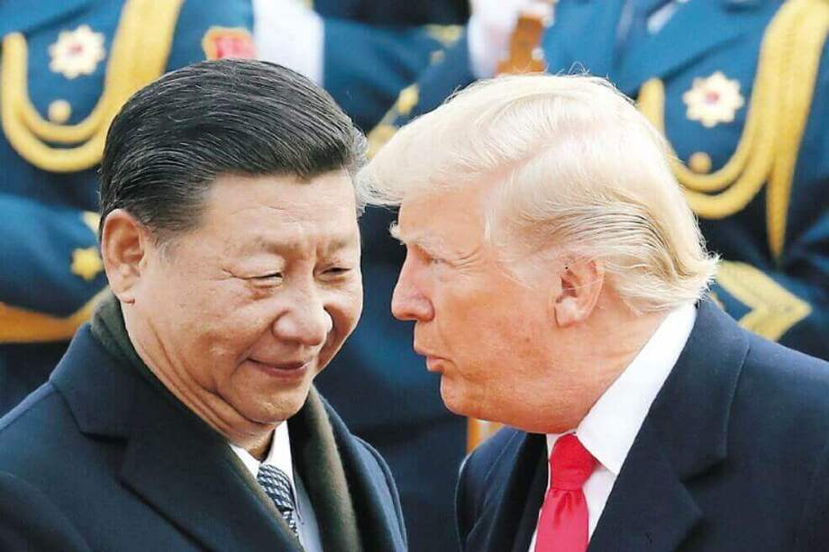 Xi Jinping, presidente de China, y Donald Trump, presidente de Estados Unidos. / Bloomberg