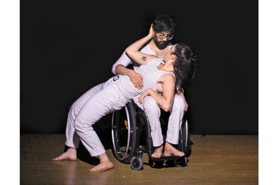 Escena de “Nada es fijo”. Teatro inclusivo en el Teatro Mayor. / Cortesía