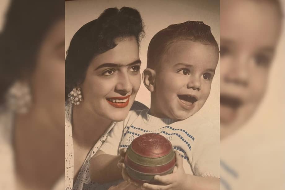 Lily Cristo Nasser se casó con Julio Enrique Sánchez Vanegas en 1957 y tuvieron a su hijo, Julio Sánchez Cristo (foto) en 1959.