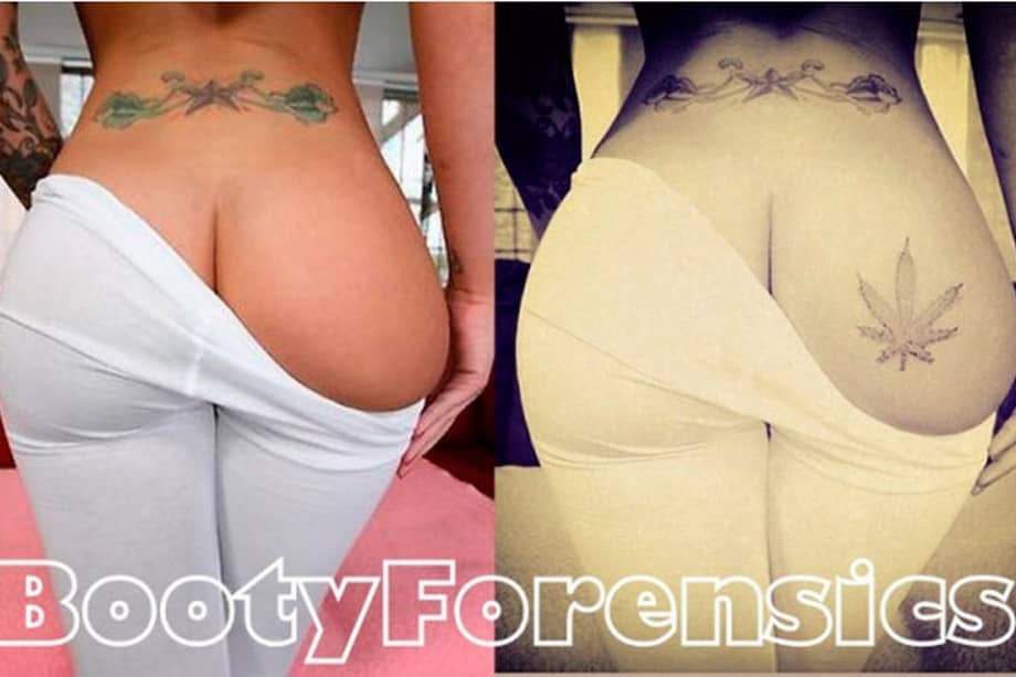 Imagen compartida en Twitter por @BootyForensics donde compara las dos imágenes.