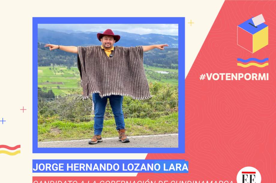 Jorge Hernando Lozano Lara, candidato a la Gobernación de Cundinamarca