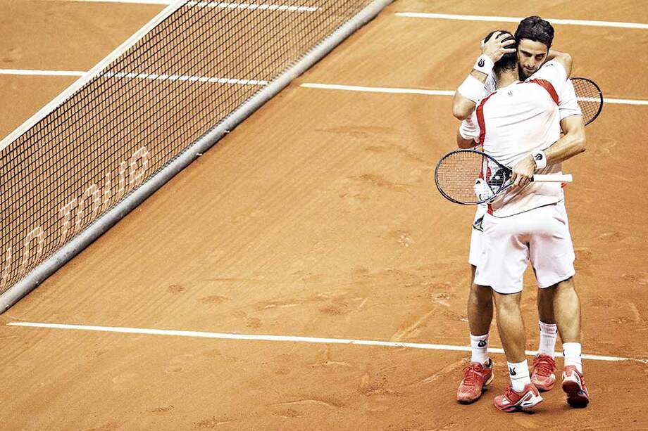 Robert Farah y Juan Sebastián Cabal, tenistas colombianos. EFE