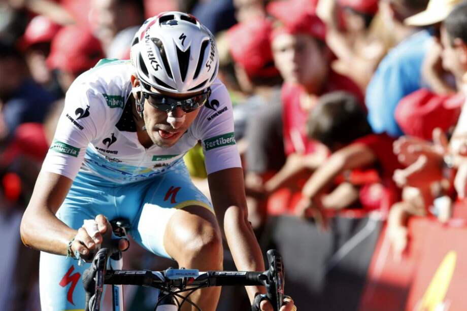 El italiano Fabio Aru, pedalista del Astana.