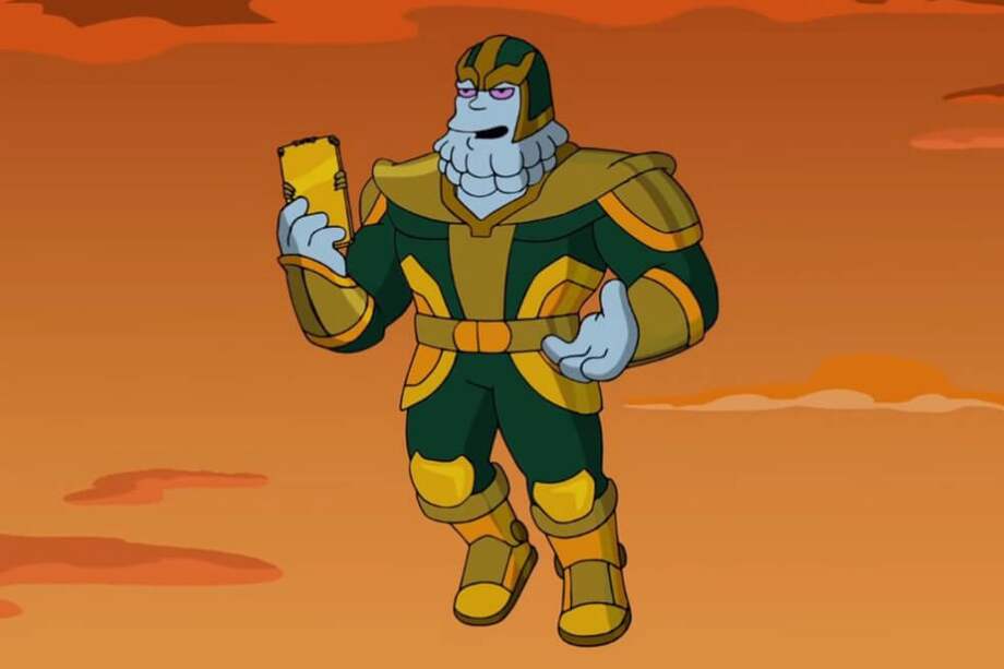 Chinnos, el villano del homenaje de los Simpson a "Los Vengadores". / Cortesía Fox