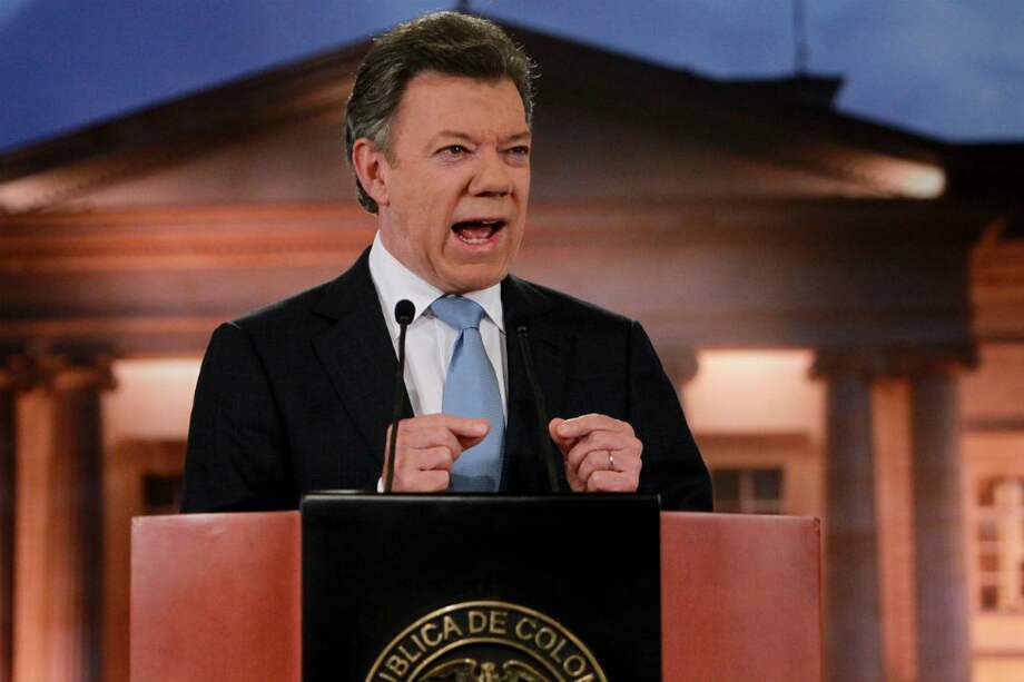 El presidente Santos al anunciar los acercamientos con las Farc. / Presidencia