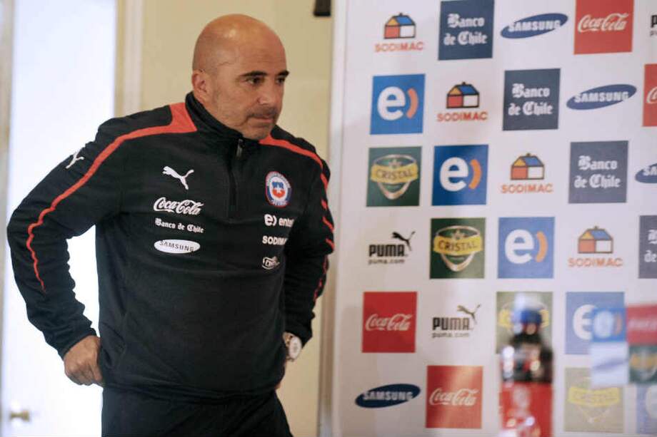 Jorge Sampaoli, DT de la Selección de Chile. / AFP