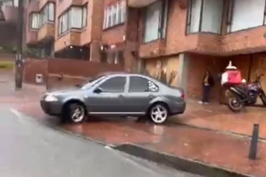 Inundaciones en la carrera Séptima y la Av. Circunvalar.