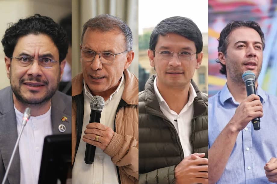 Iván Cepeda, Roy Barreras, Camilo Romero y Daniel Quintero serán los candidatos del frente por la vida.