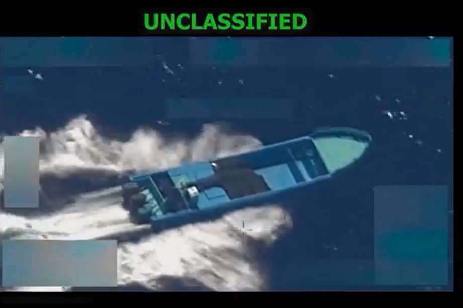 Imagen de referencia de una embarcación atacada en el Pacífico.