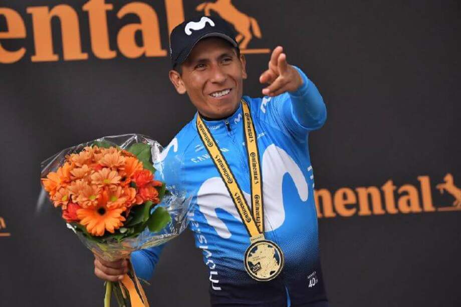 Nairo Quintana ganó su tercera etapa en seis participaciones, la número 20 de los ciclistas colombianos en el Tour de Francia. / AFP