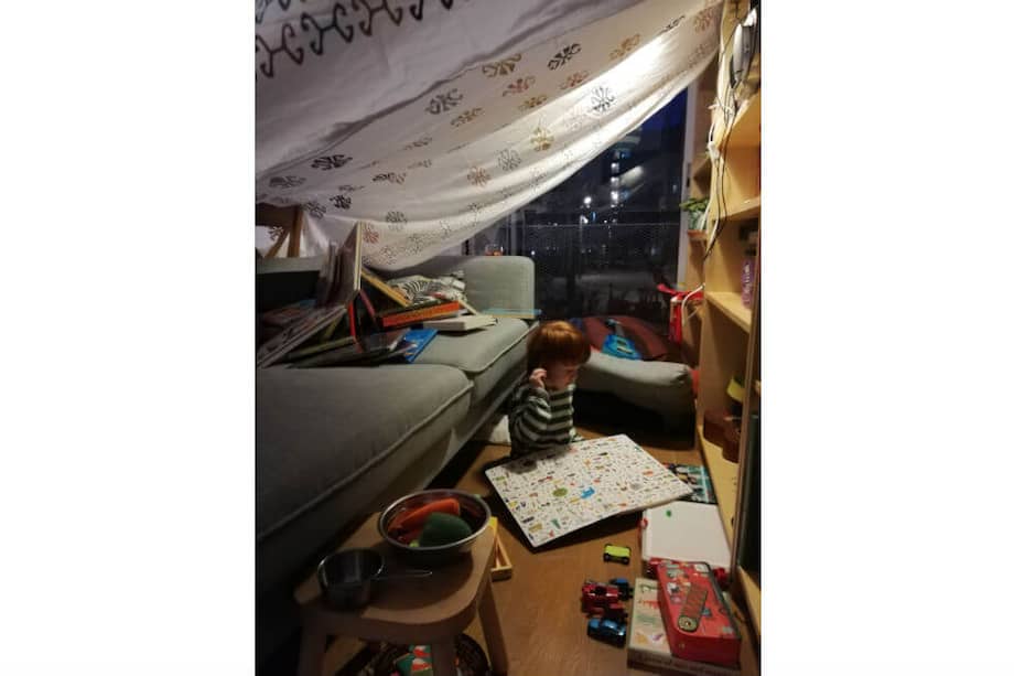 Imagen de Martí Sureda, quien con su ingenio y paciencia ha sido protagonista de las nuevas rutinas que se han formado a raíz de la crisis del Coronavirus. / Cortesía