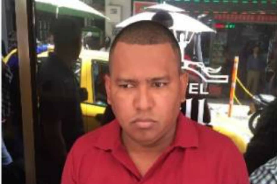 Alias “Bula” en el momento de su captura en la ciudad de Medellín. / Cortesía Policía Nacional