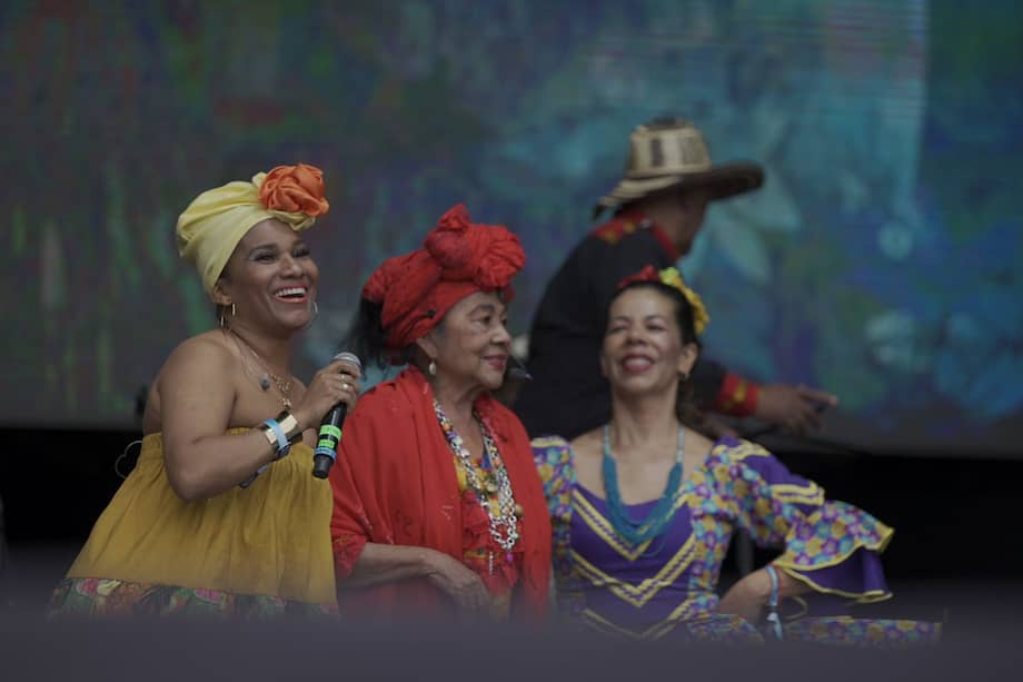 Totó La Momposina durante su despedida en el Festival Cordillera 2022.