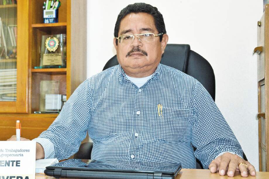 Guillermo Rivera, presidente de los trabajadores de la industria agropecuaria. / / Cortesía