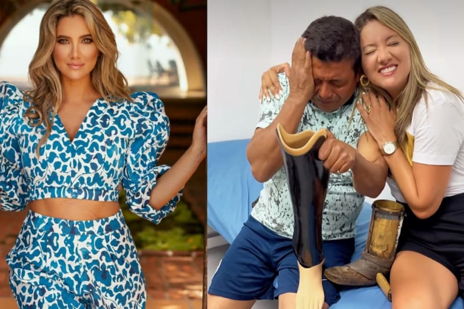 Daniela Álvarez tuvo un noble gesto con un taxista que necesitaba una prótesis.