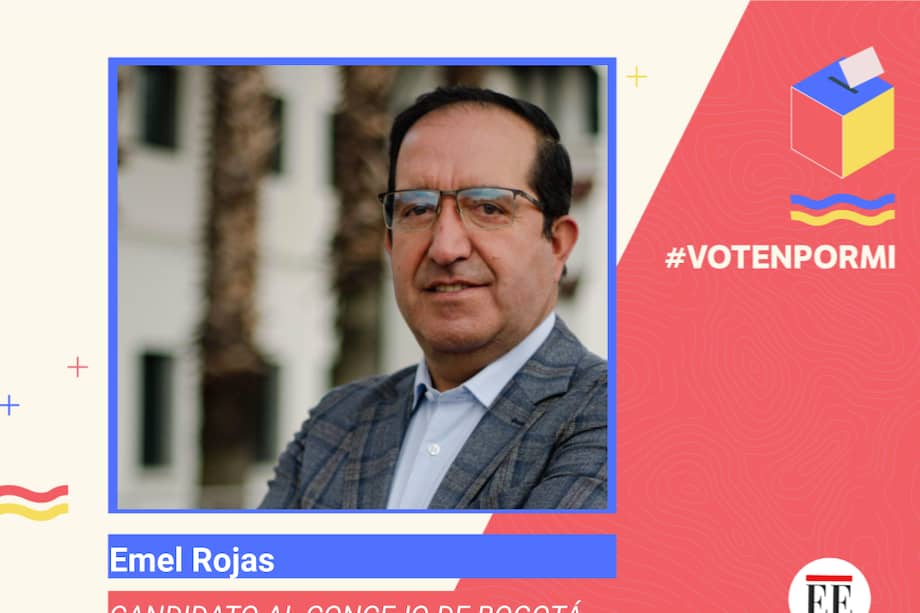 Emel Rojas, candidato al Concejo de Bogotá.