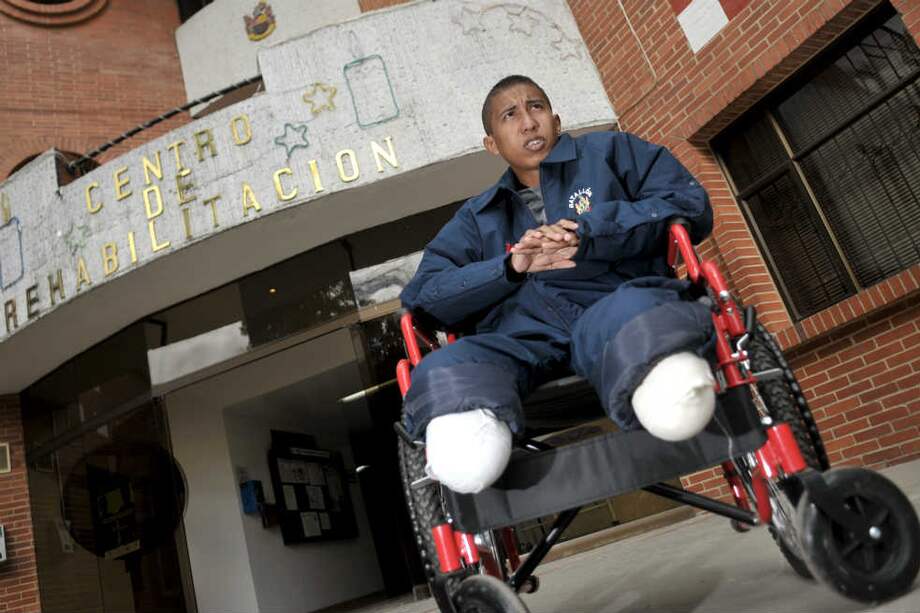 John Hárold Ortega fue víctima el pasado noviembre de una mina antipersona en Samaniego, Nariño. / Gustavo Torrijos