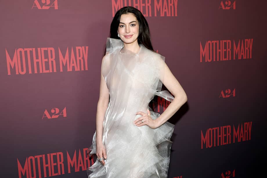 Anne Hathaway en el estreno de "Mother Mary" en Nueva York. / Jamie McCarthy /Getty Images / AFP