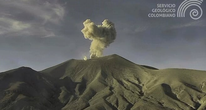 Hubo un "incremento de eventos sísmicos en el volcán Puracé": sigue en alerta amarilla
