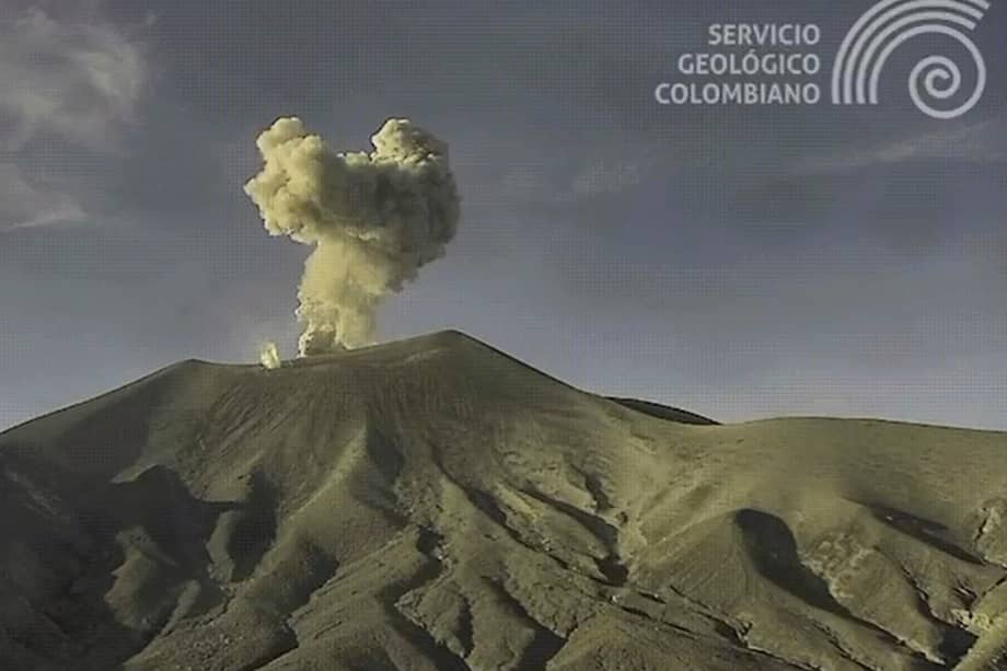 Imagen de referencia. Fotografía del 12 de junio del volcán Puracé.