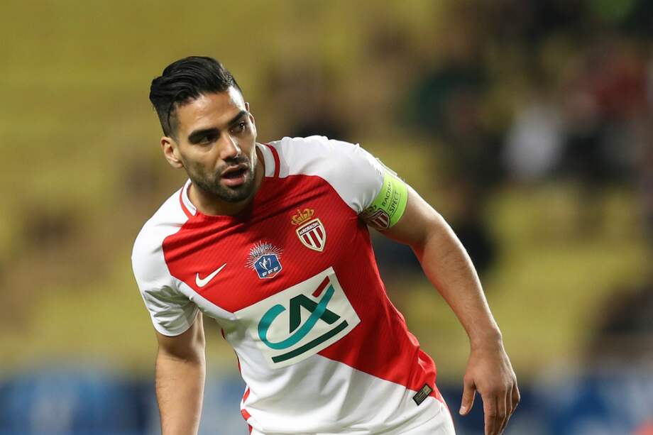 El colombiano Radamel Falcao García durante el partido que jugó esta semana contra Lille por la Copa de Francia. / AFP