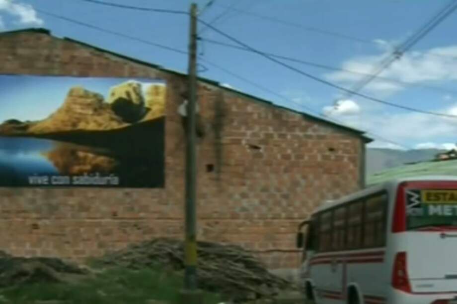 Una de las imágenes ubicadas en la comuna 13.
