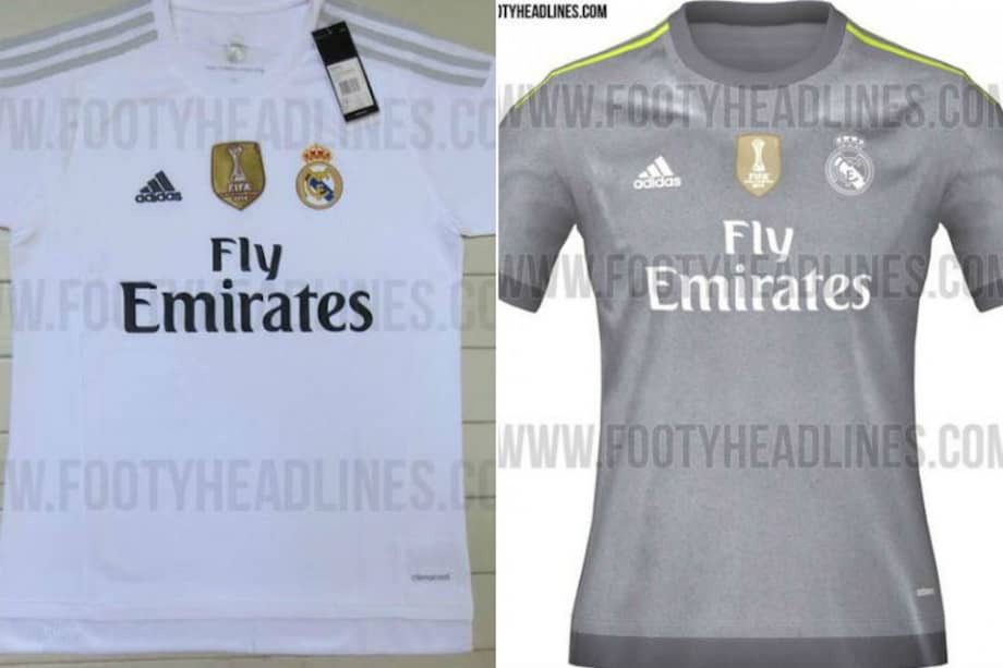 Las posibles camisetas del Real Madrid para la temporada 2014/15. Foto: footyheadlines.com