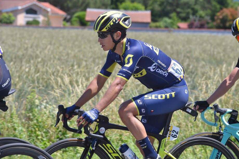 Esteban Chaves, pedalista del Orica Scott. / Orica