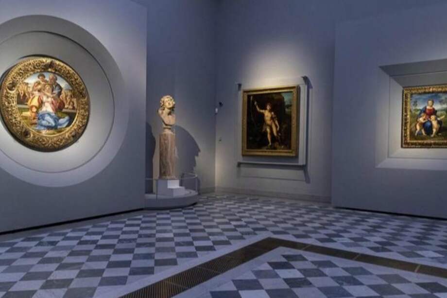 La Galería Uffizi alberga muchas de las obras más representativas del arte italiano como "La alegoría de la primavera" de Sandro Botticelli.