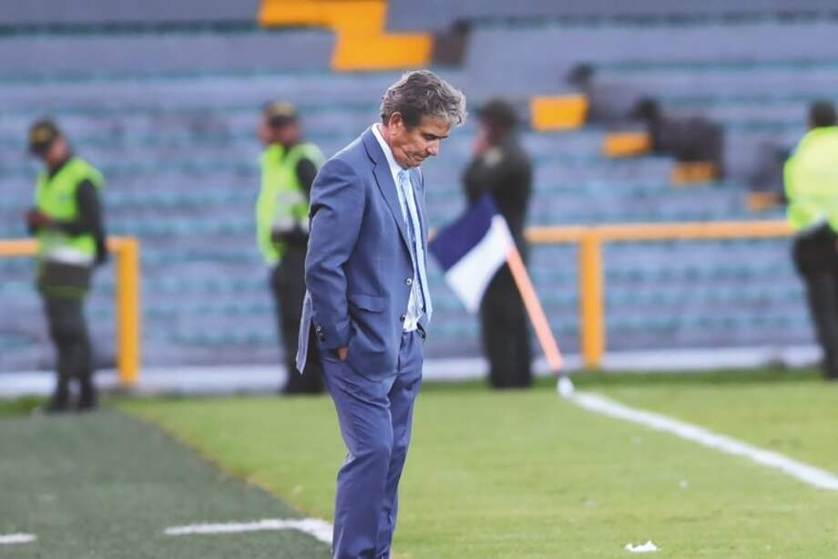 Jorge Luis Pinto sufrió como nadie la derrota ante América. / Gustavo Torrijos