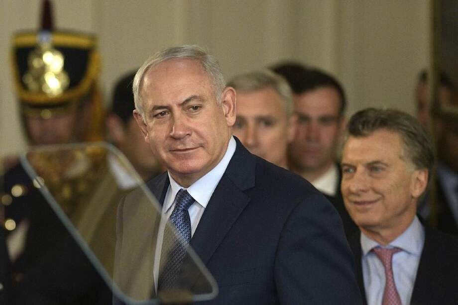 Benjamín Netanyahu, primer ministro de Israel, durante su visita a Argentina. / AFP