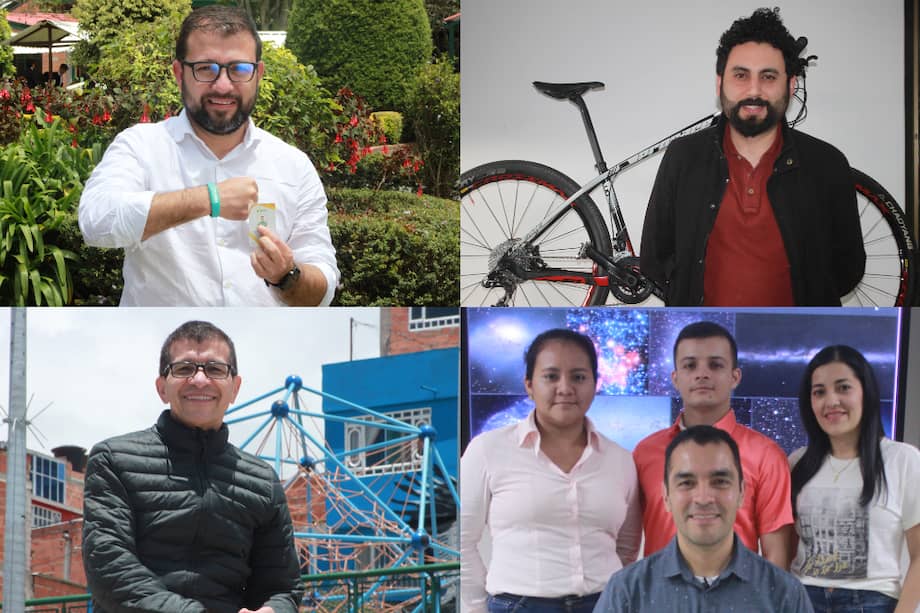 Nominados Titanes Caracol, categoría Tencología e Innovación 2022.